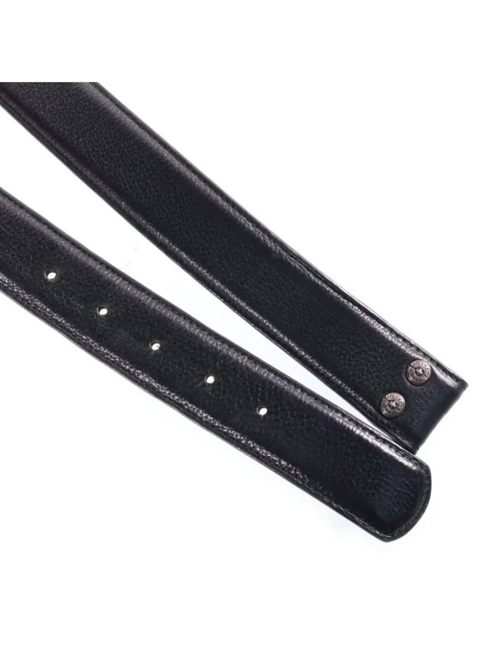 Chrome Hearts 1.5 Strap Scroll Rabe Roulis Betts Leather Belt